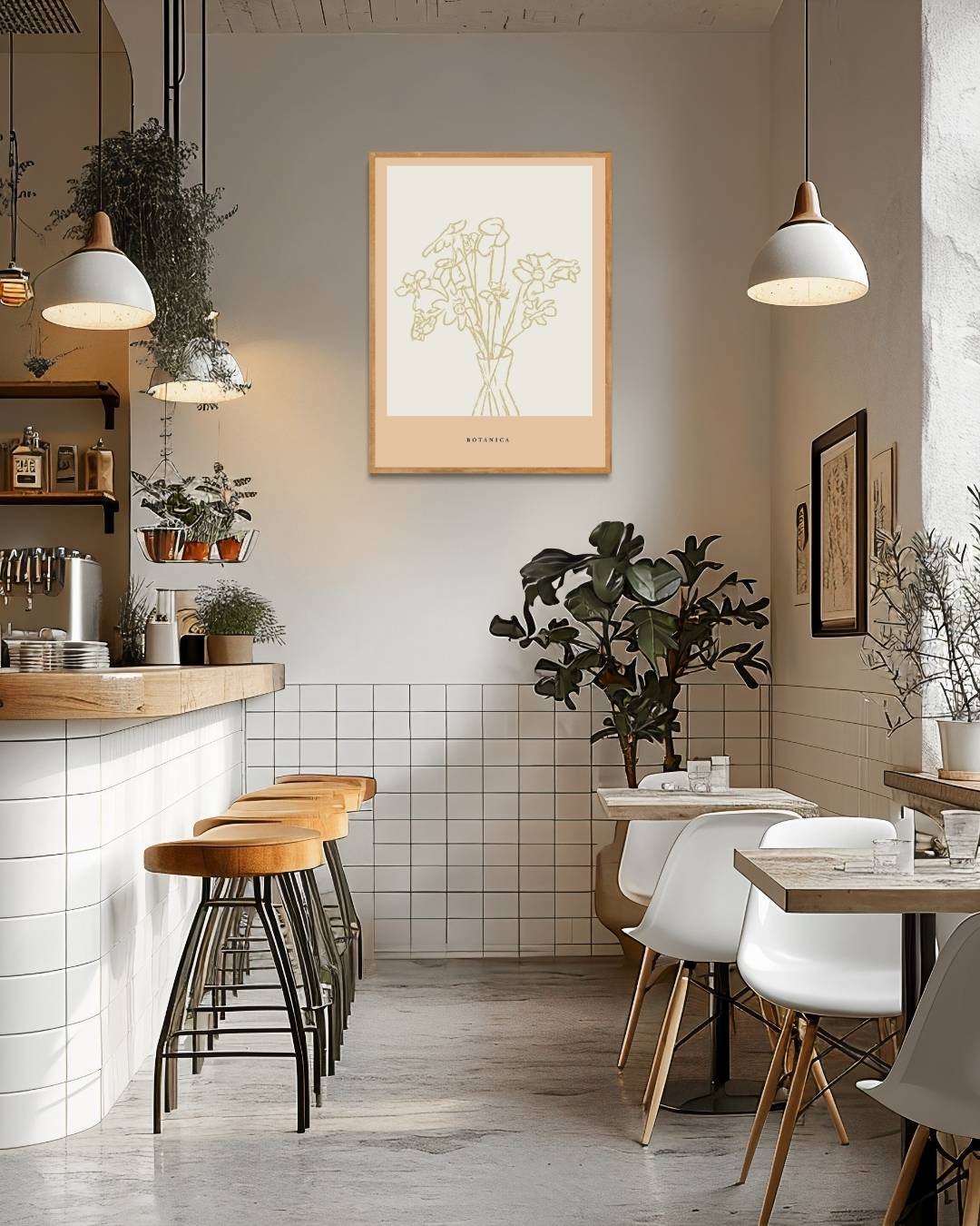 Gouden veldbloemen Poster