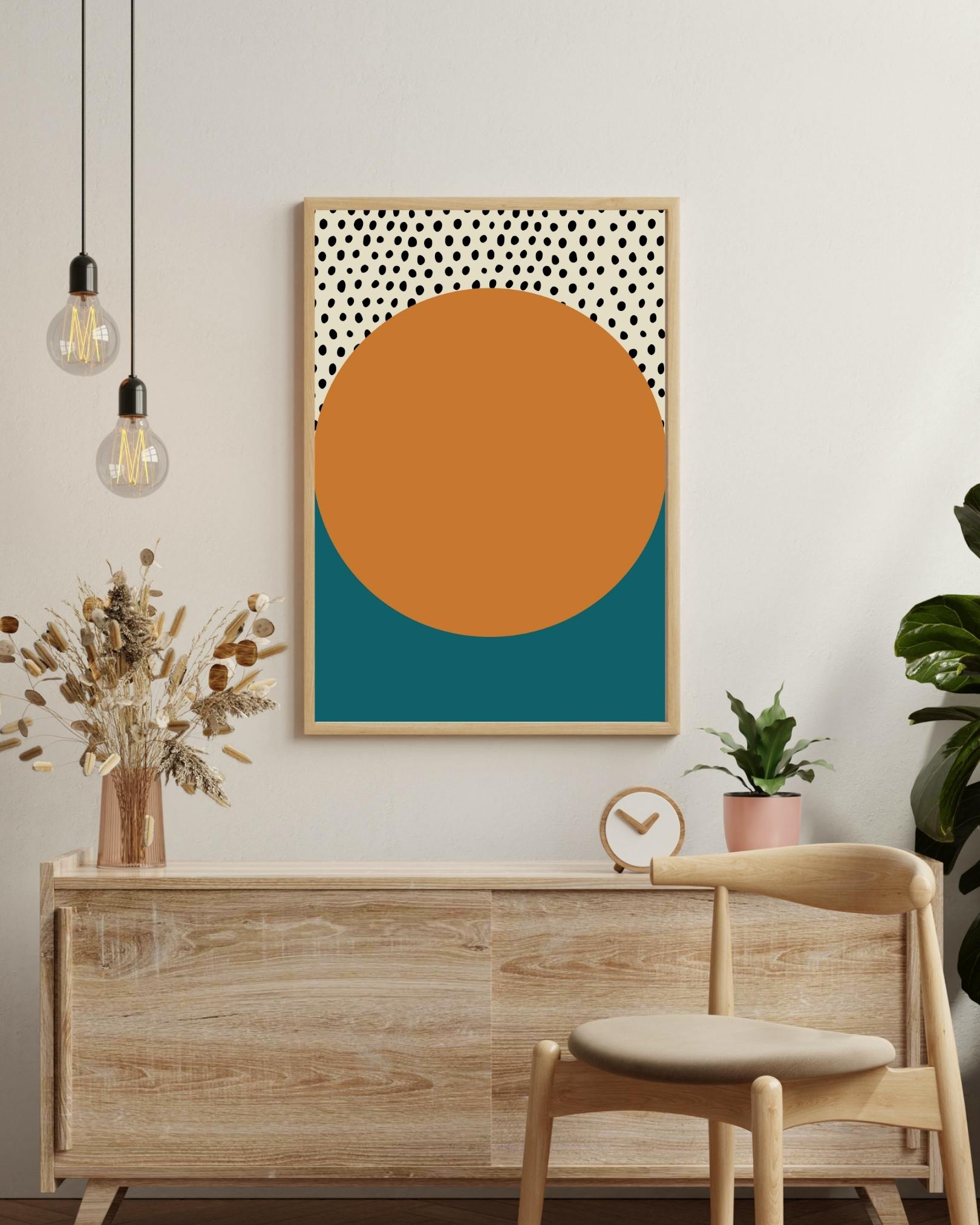 Black & Yellow Poster