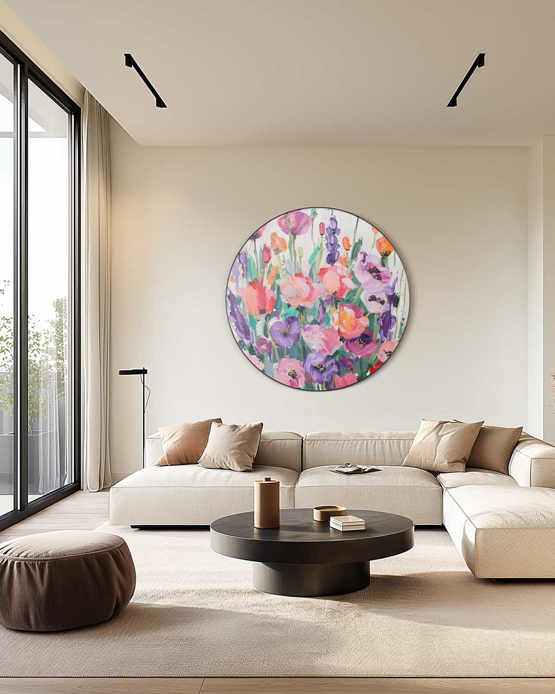 Bloemensprookje Muurcirkel-WallArtistic