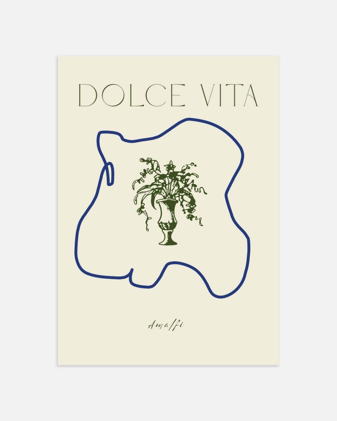 Dolce Vita Amalfi Poster