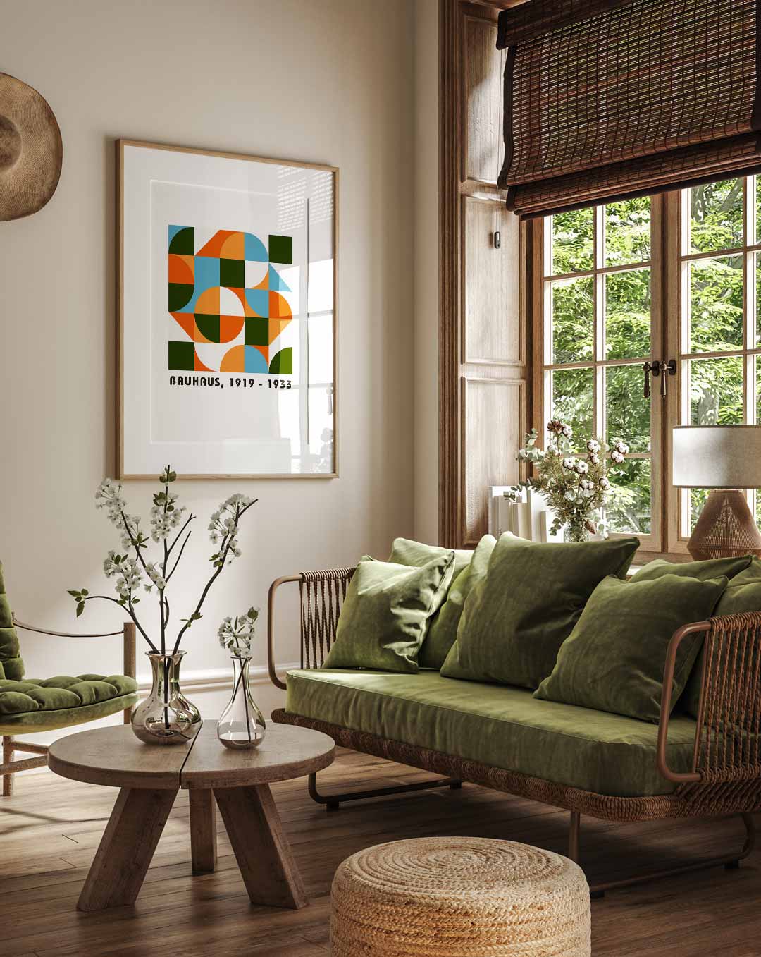Stylish Shape Pattern Poster