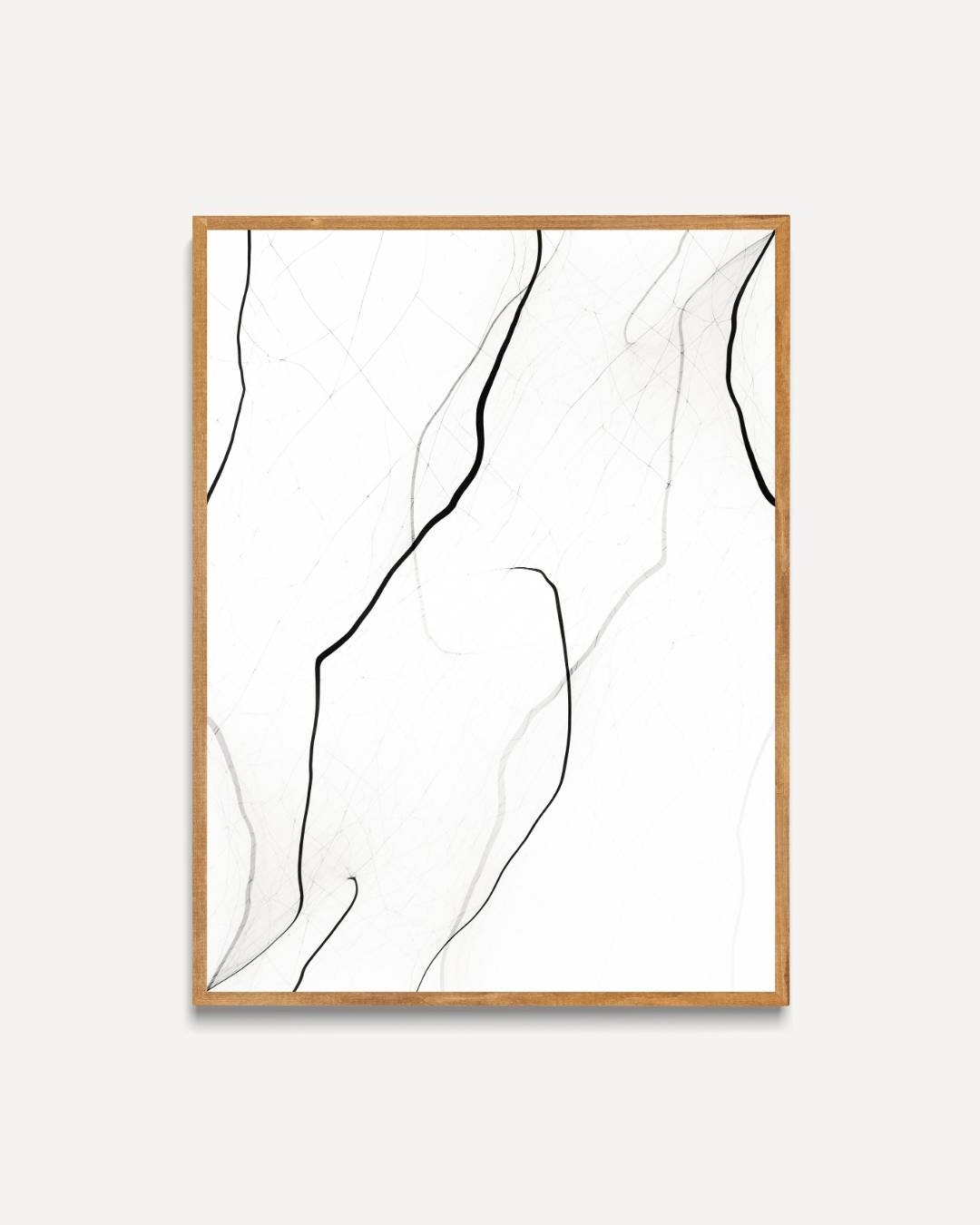 Minimalistische zwarte lijnen Poster