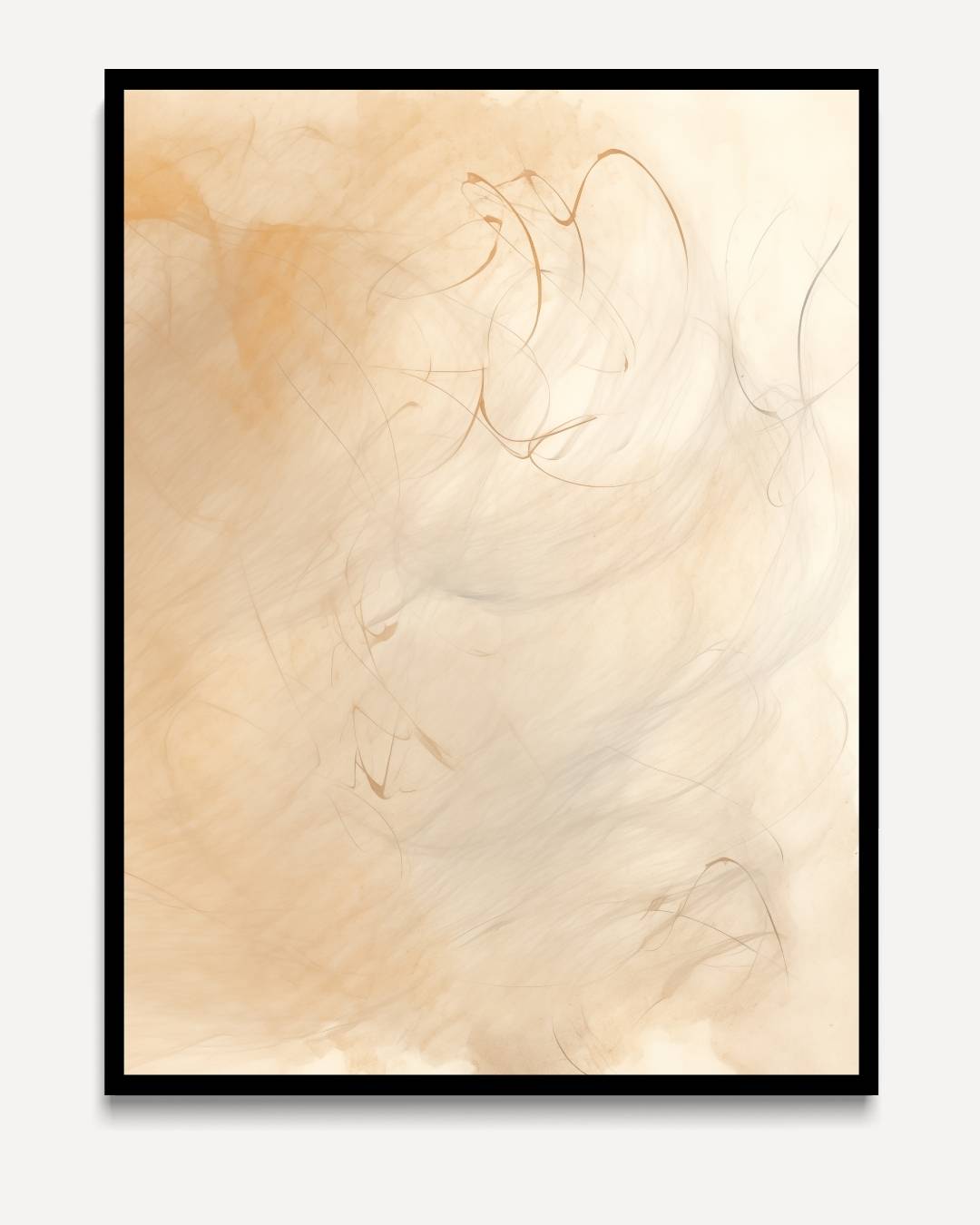 Abstract lines in peach color