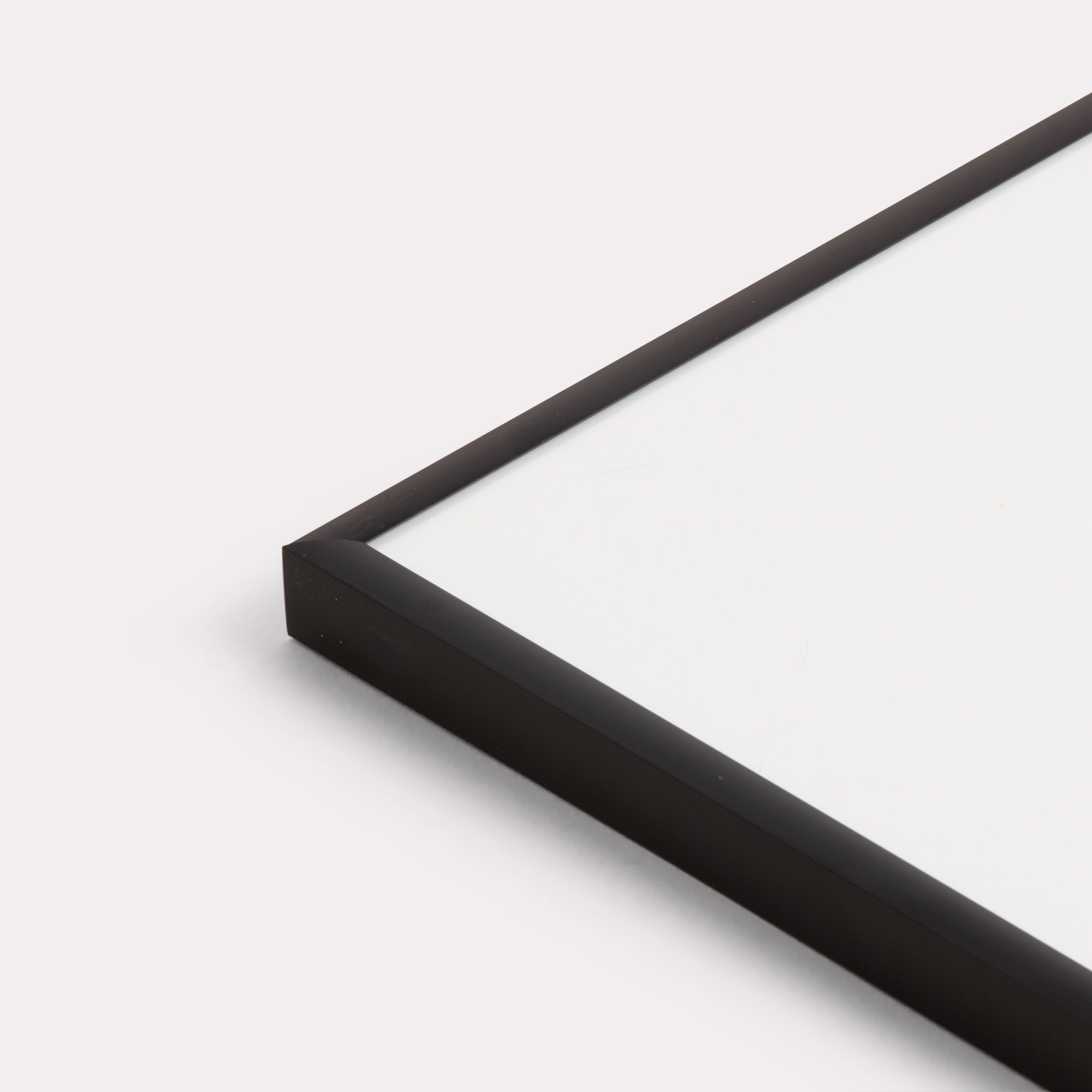 Aluminum frame, matt black