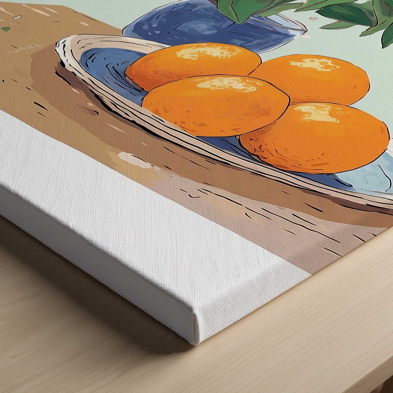 Oranges on the table