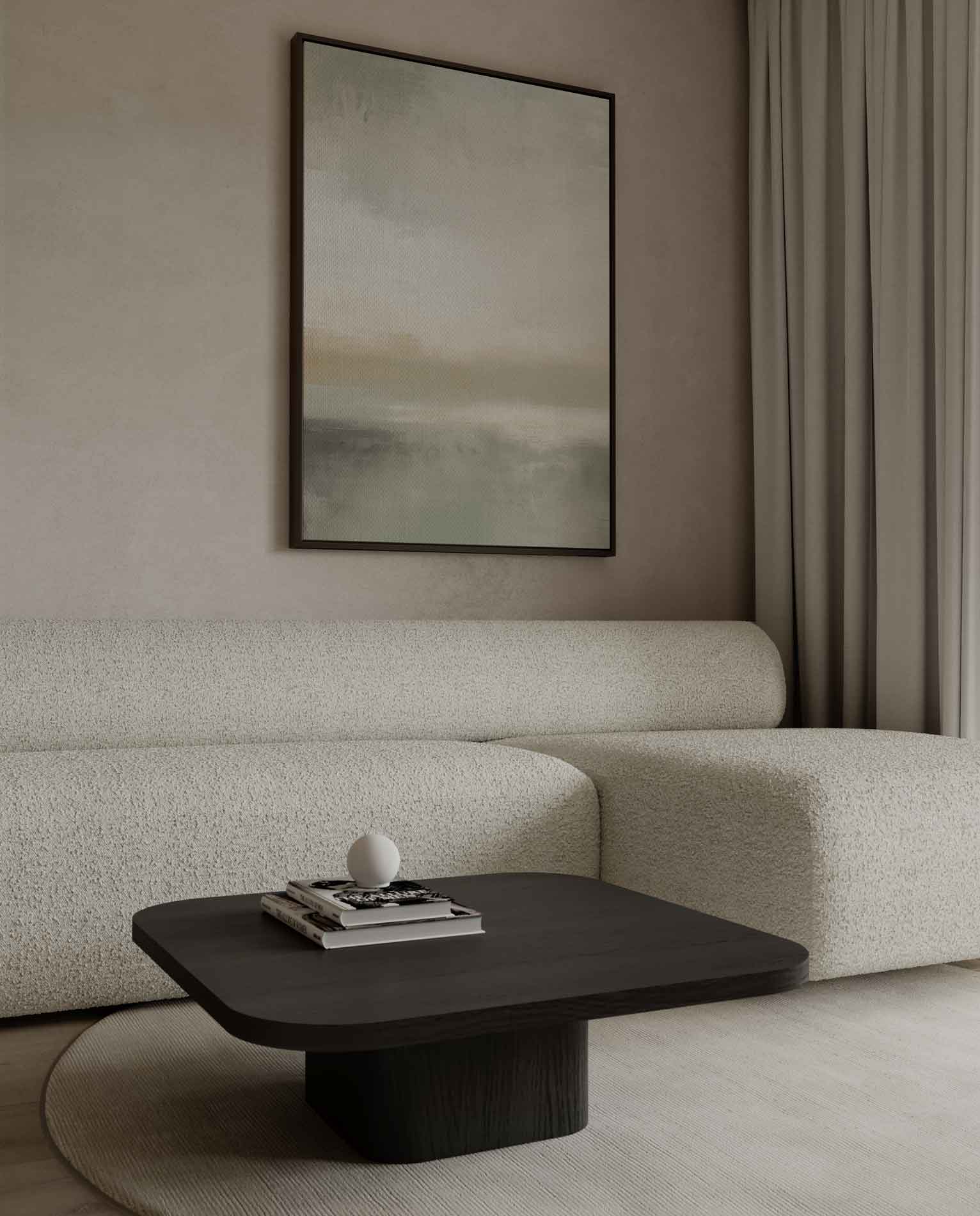 Sand cloud in neutral tones