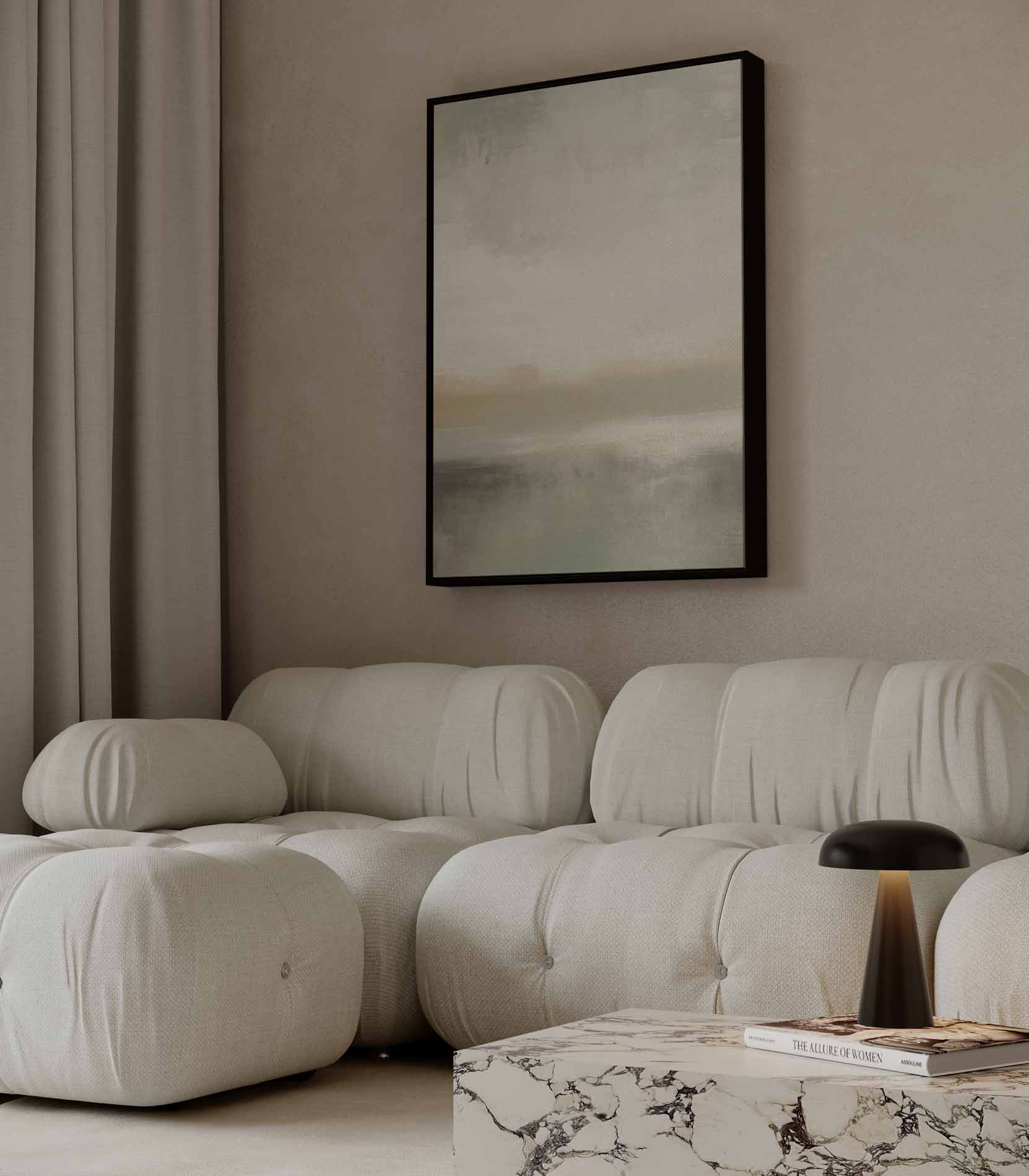 Sand cloud in neutral tones