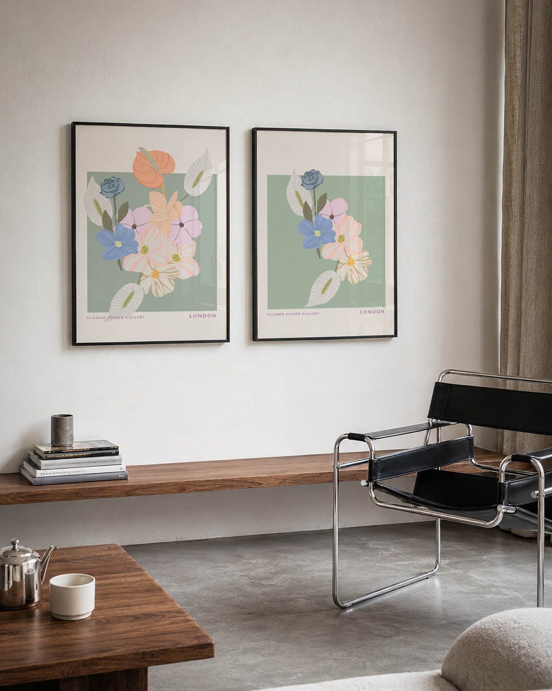 Bloemrijke harmonie Posterset