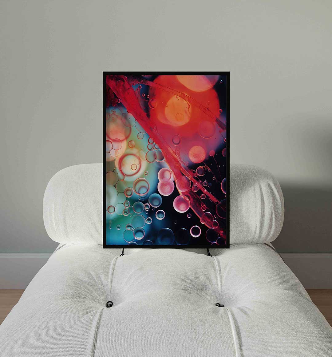 Abstracte bellen Poster