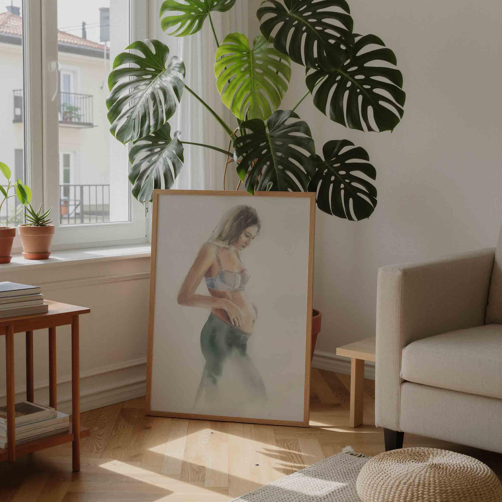Zwangere vrouw Poster