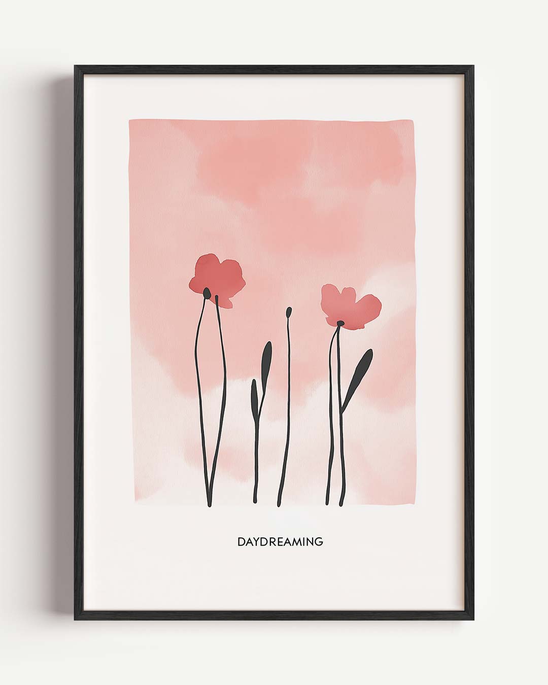 Dromerige Bloemen Poster-WallArtistic