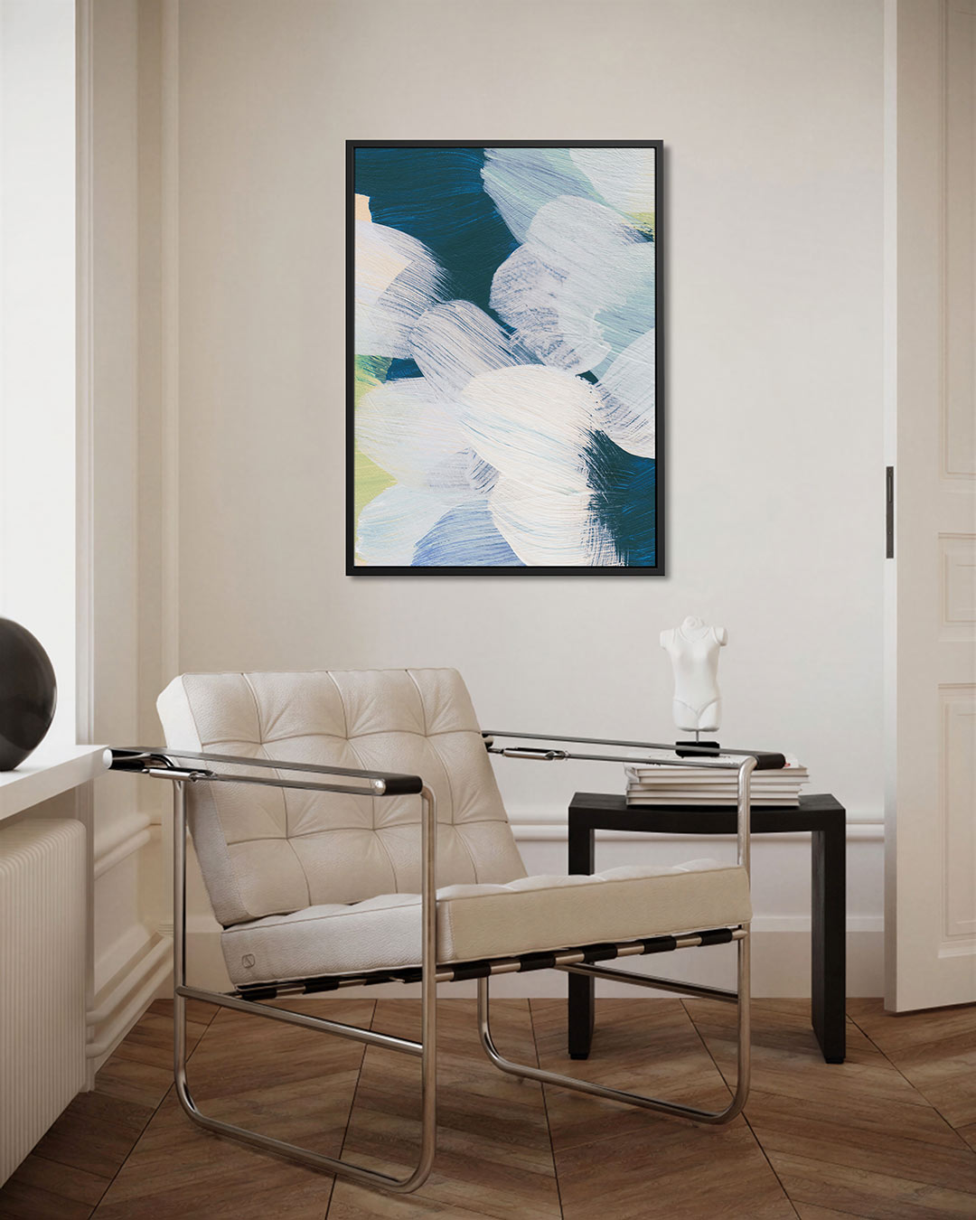 Dynamische kleurencompositie Kunstwerk