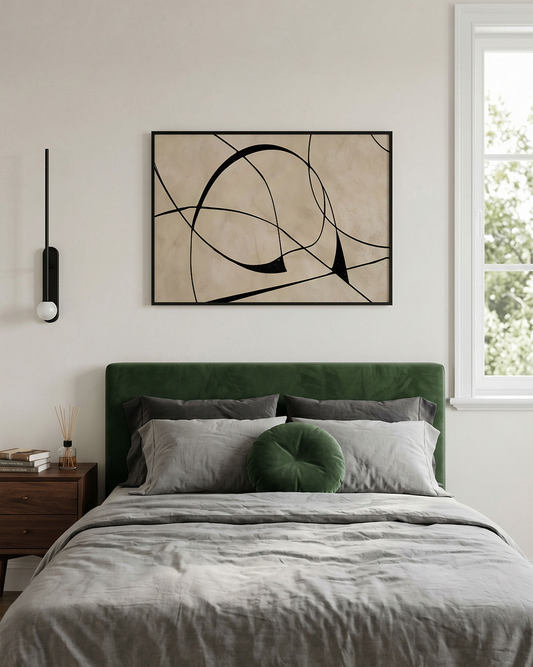 Abstracte lijnen Poster