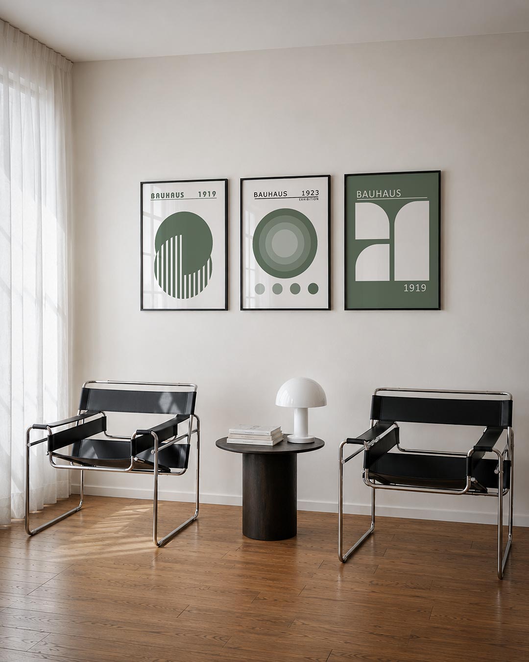 Cirkel en strepen Posterset