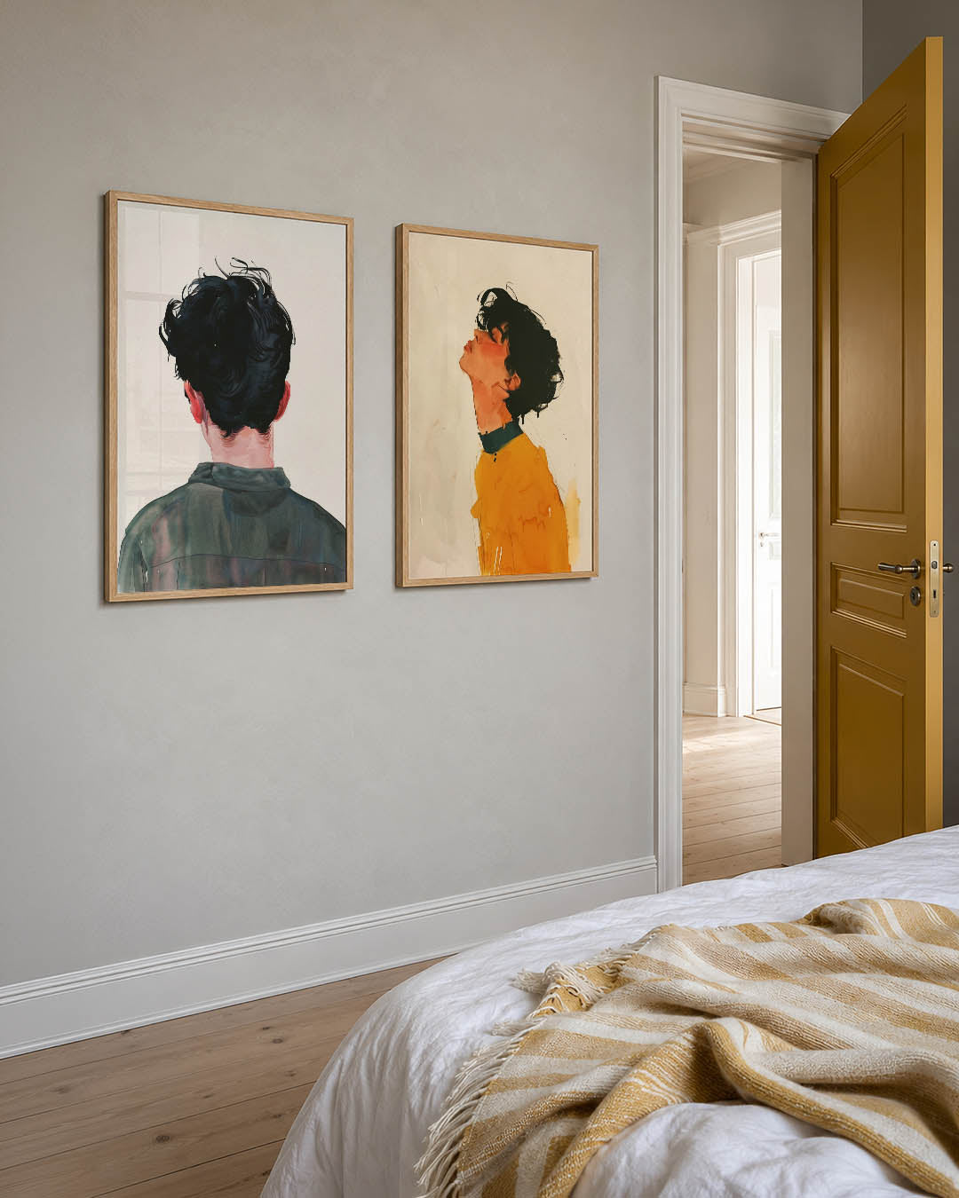 Achterzijde portret Posterset