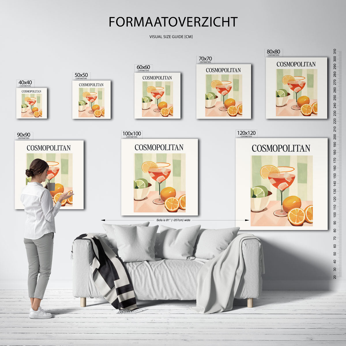 Cosmopolitan cocktail Poster