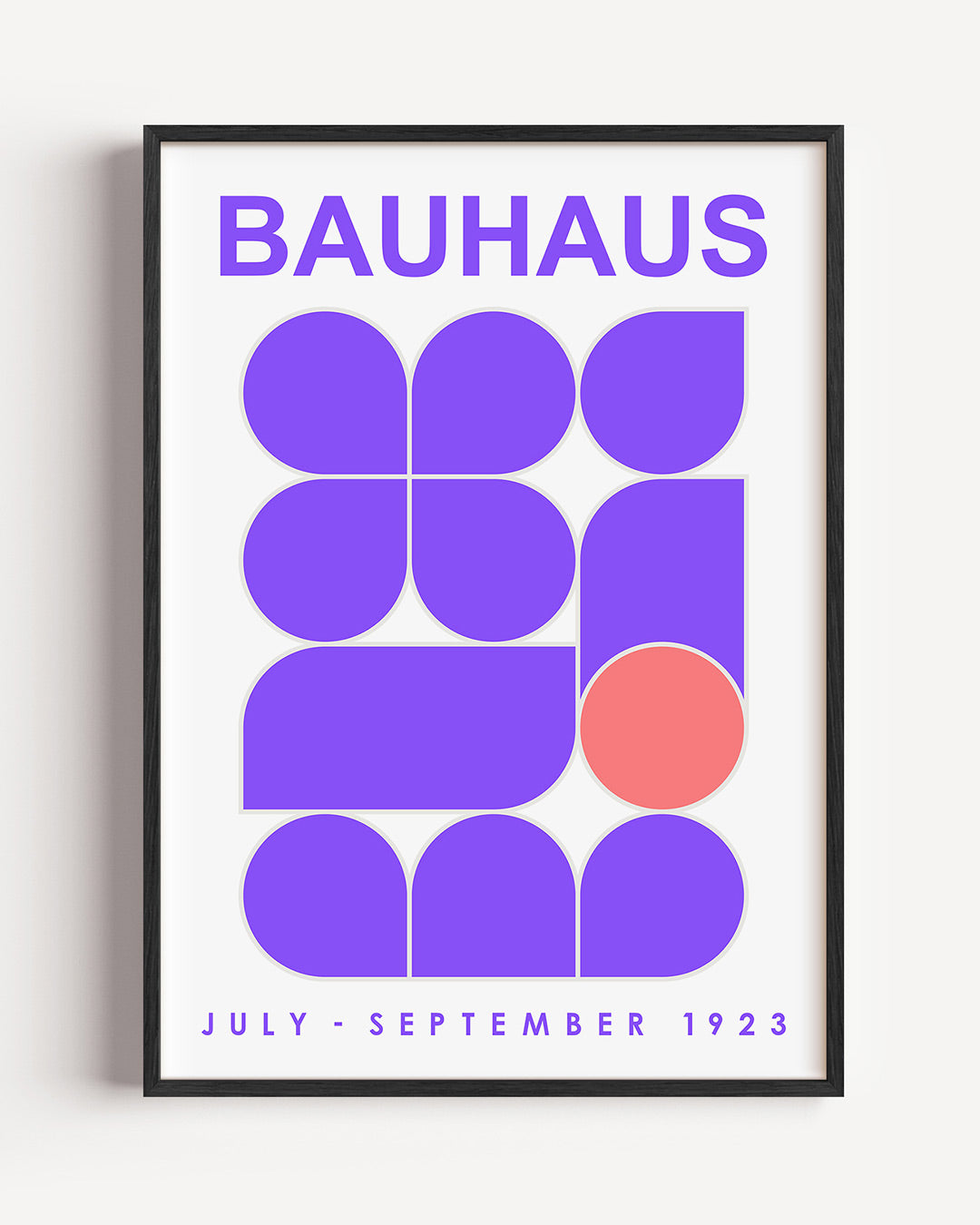 Vormen en kleurvlakken Poster