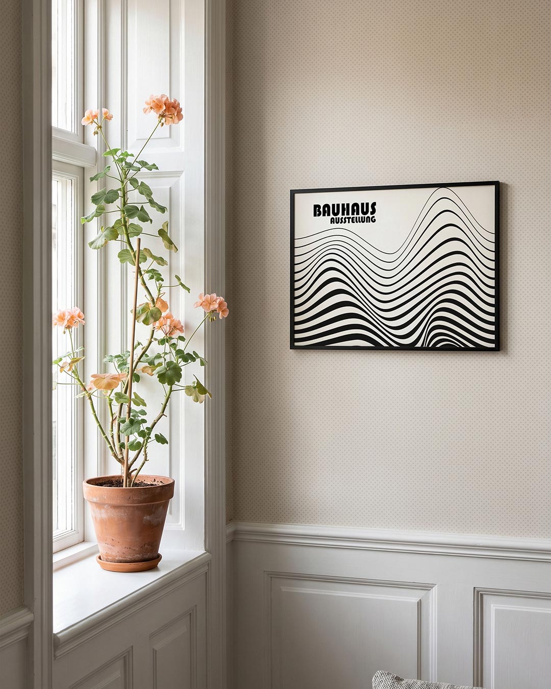 Golvend lijnenspel Poster