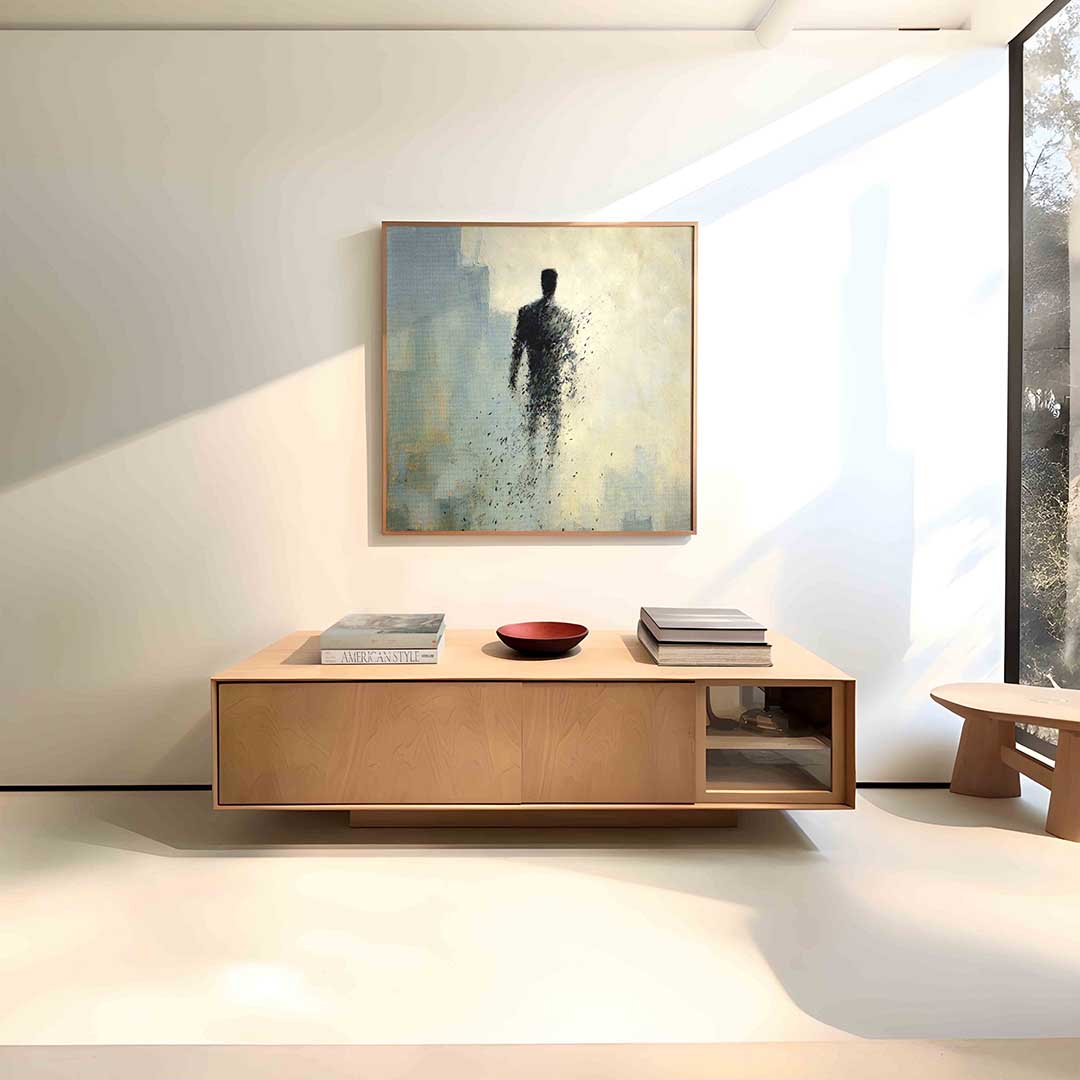 Vervagende figuur Poster