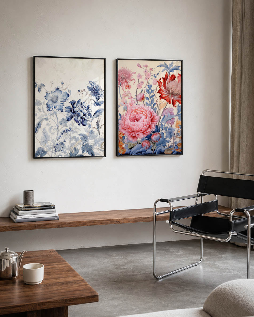 Bloemrijke elegantie Posterset