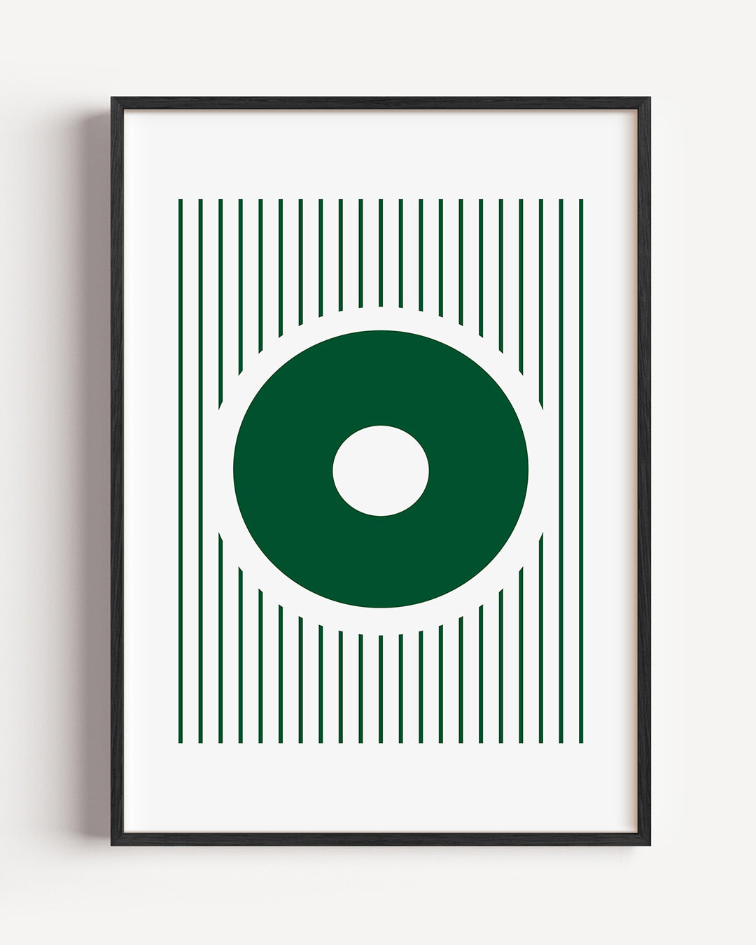Cirkel en lijnen Poster