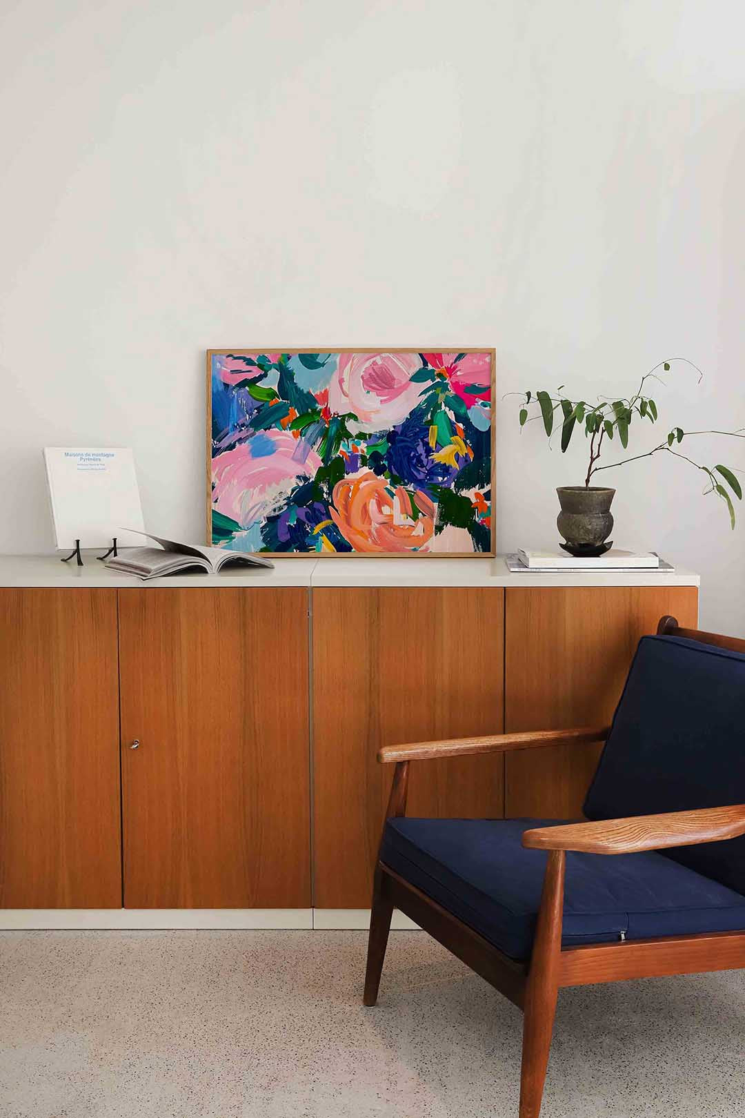 Bloemen en bladeren Poster
