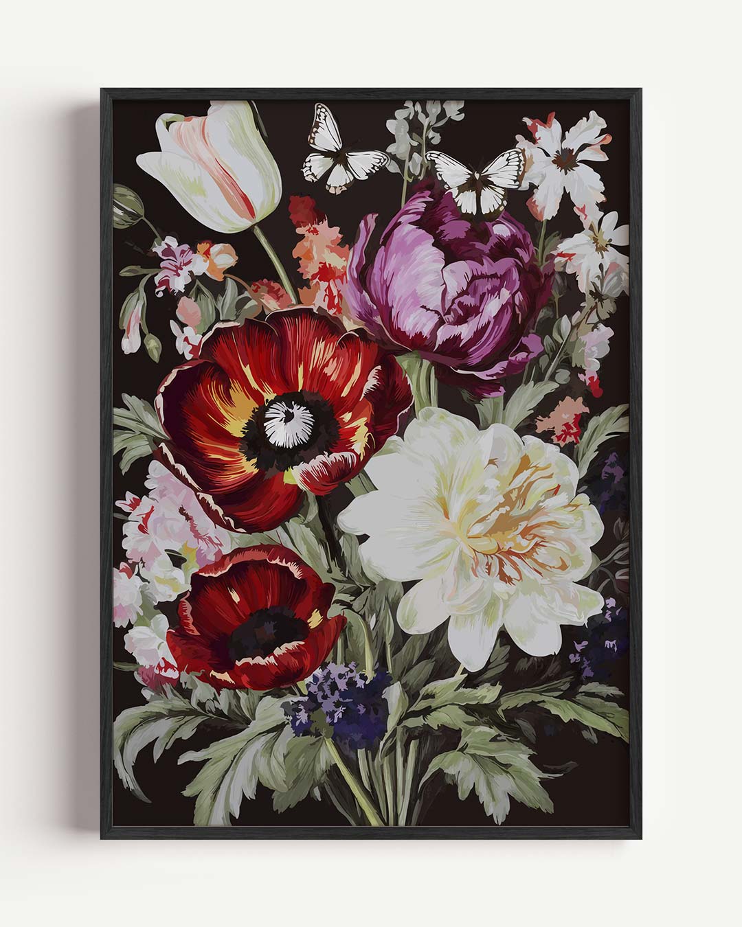 Romantische Bloemenpracht Poster-WallArtistic