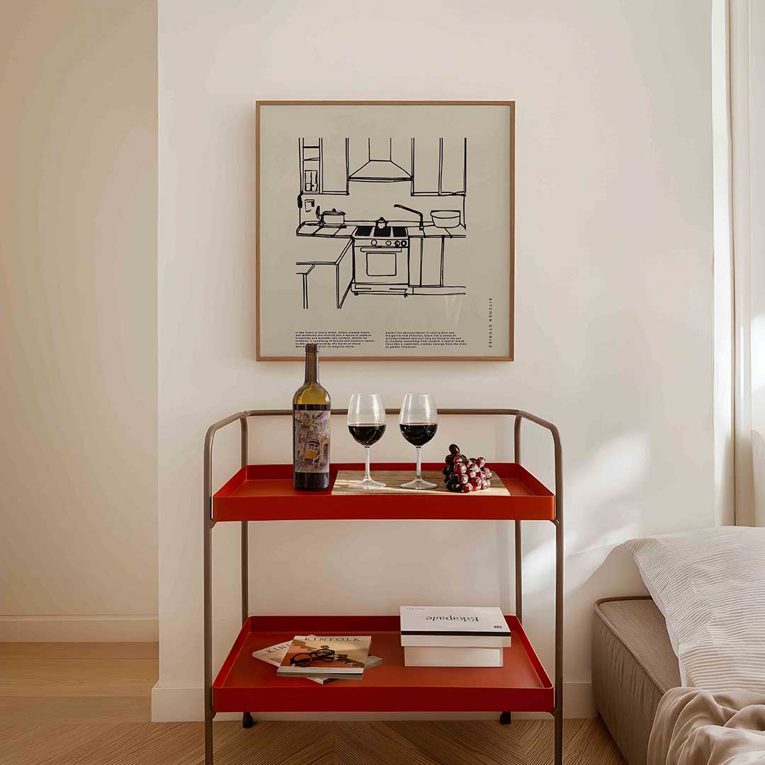 Keuken schets Poster