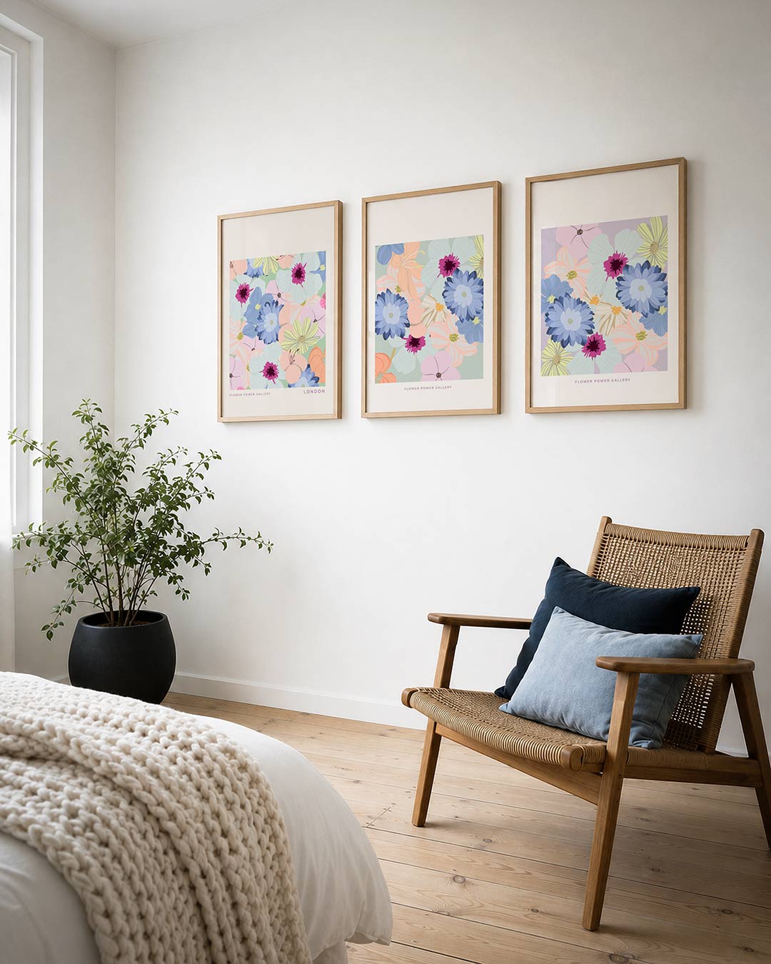 Bloemrijke kleurenpracht Posterset
