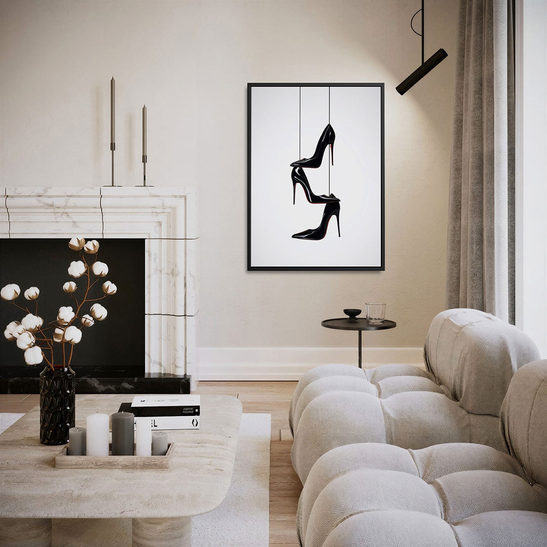 Elegante schoenen Kunstwerk