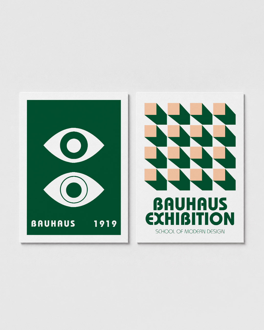Oogvormen en lijnen Posterset