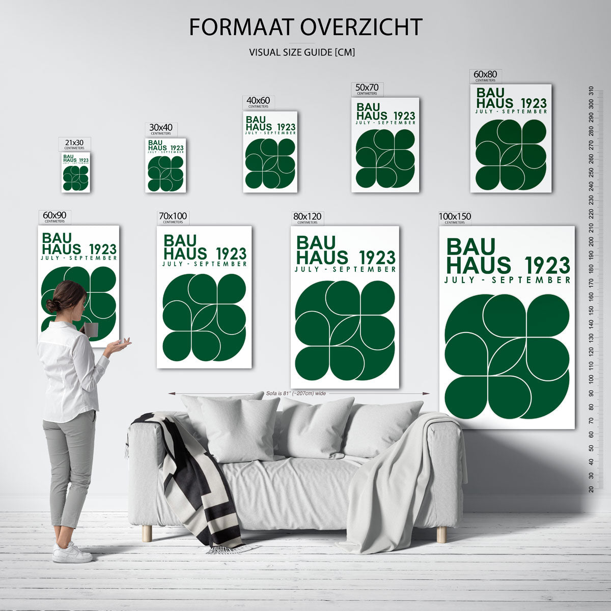 Vorm en lijnenspel Poster