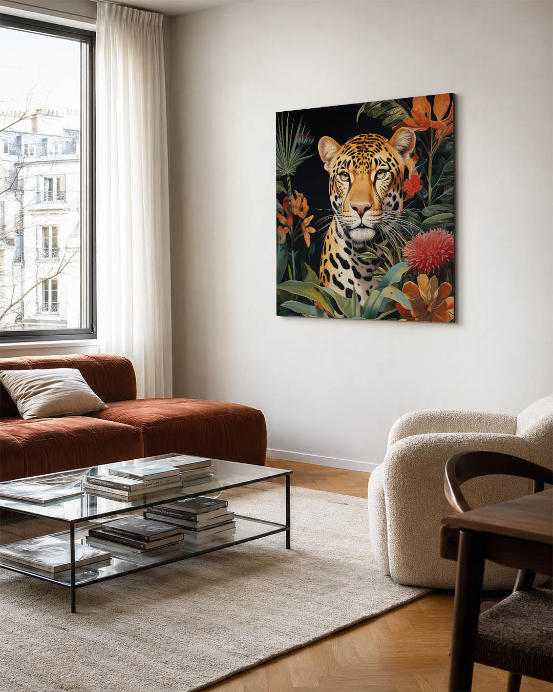 Dier in jungle Kunstwerk