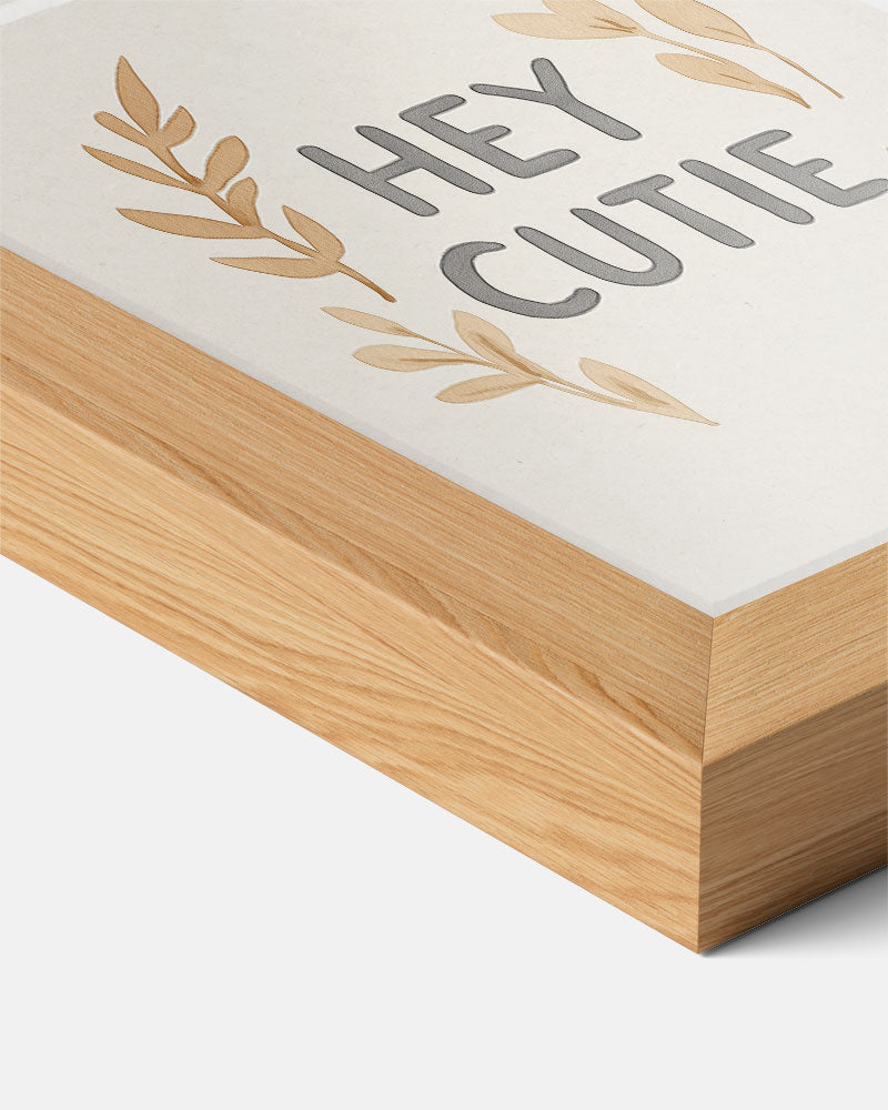 Hey Cutie Botanische Poster-WallArtistic