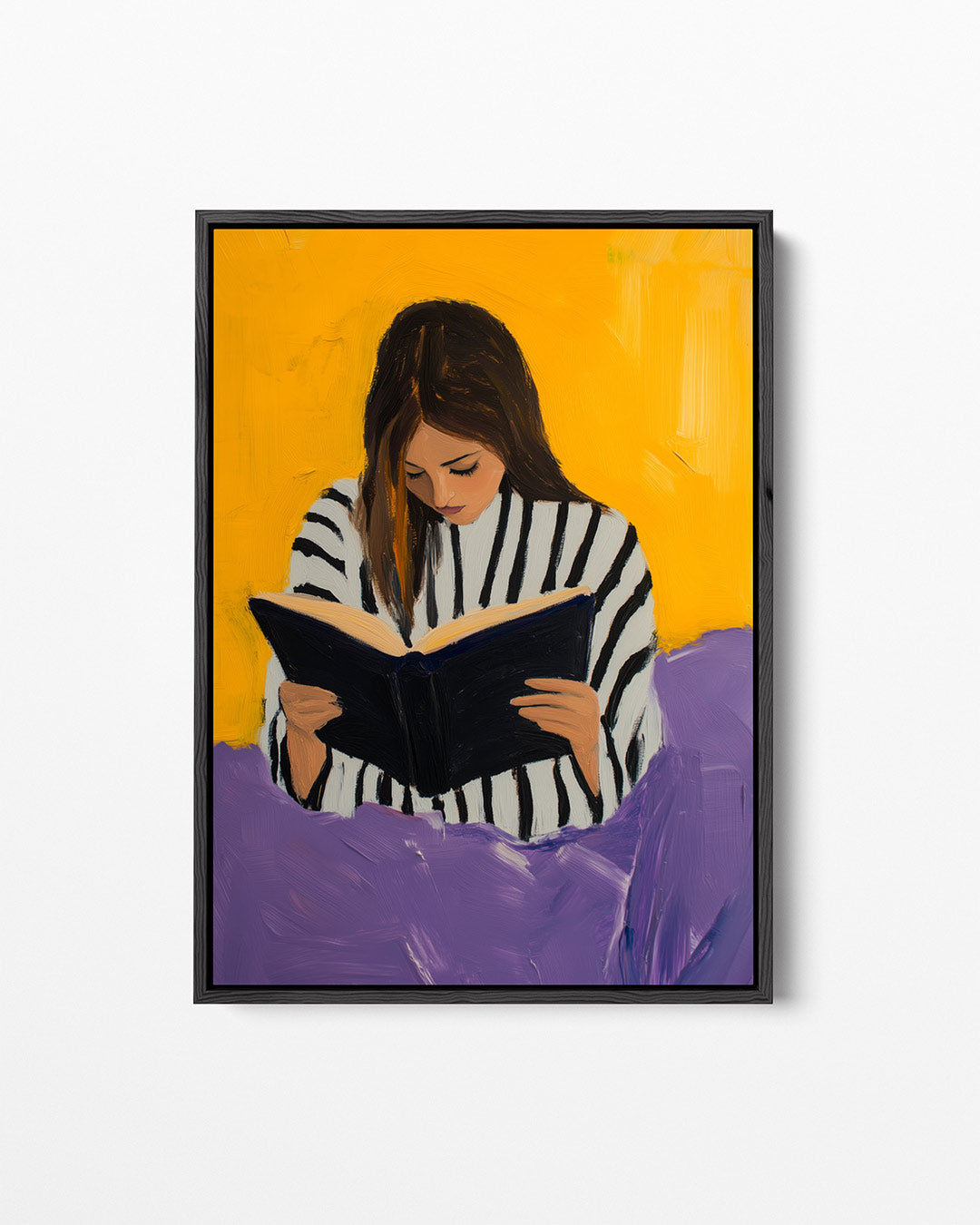 Lezende vrouw Kunstwerk