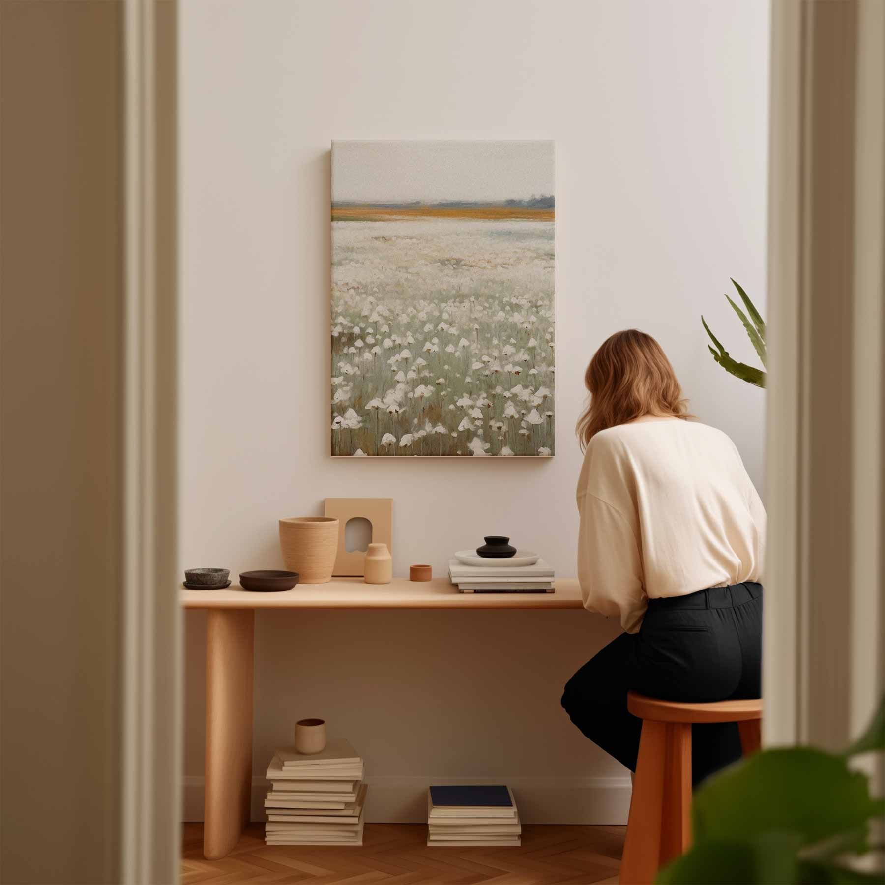 Eindeloze Bloemenweide Kunstwerk-canvas-dibond-plexiglas-wanddecoratie-WallArtistic