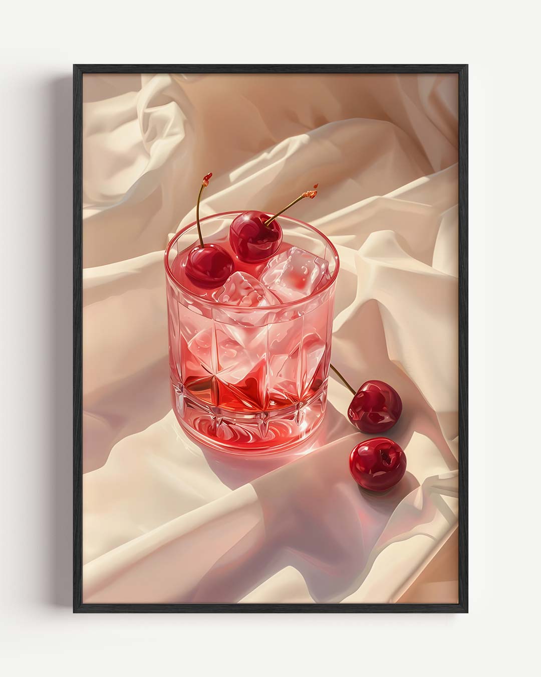 Kersen Cocktail Poster-WallArtistic
