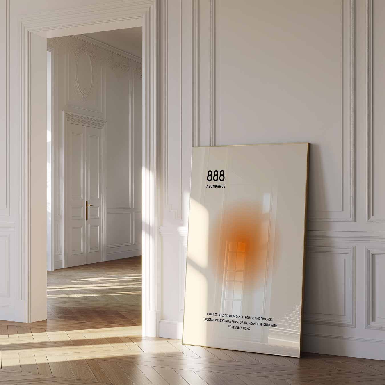 Inspirerende 888 Abundance Poster-WallArtistic
