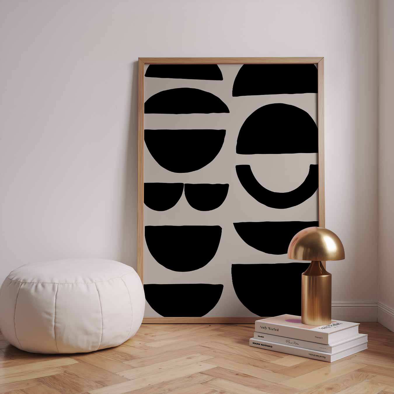 Modern Geometrische Wandkunst Poster-WallArtistic