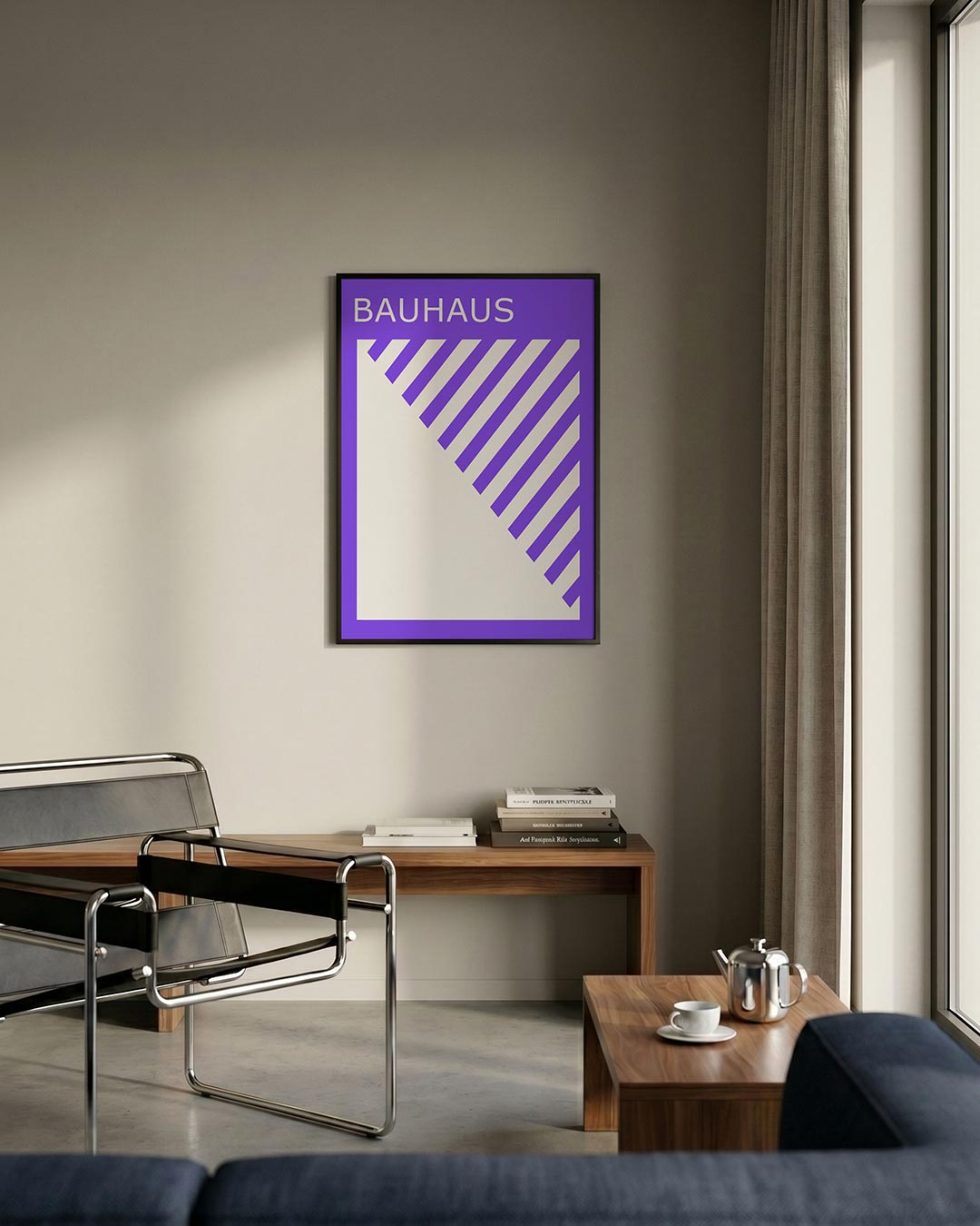 Diagonal lijnen Poster