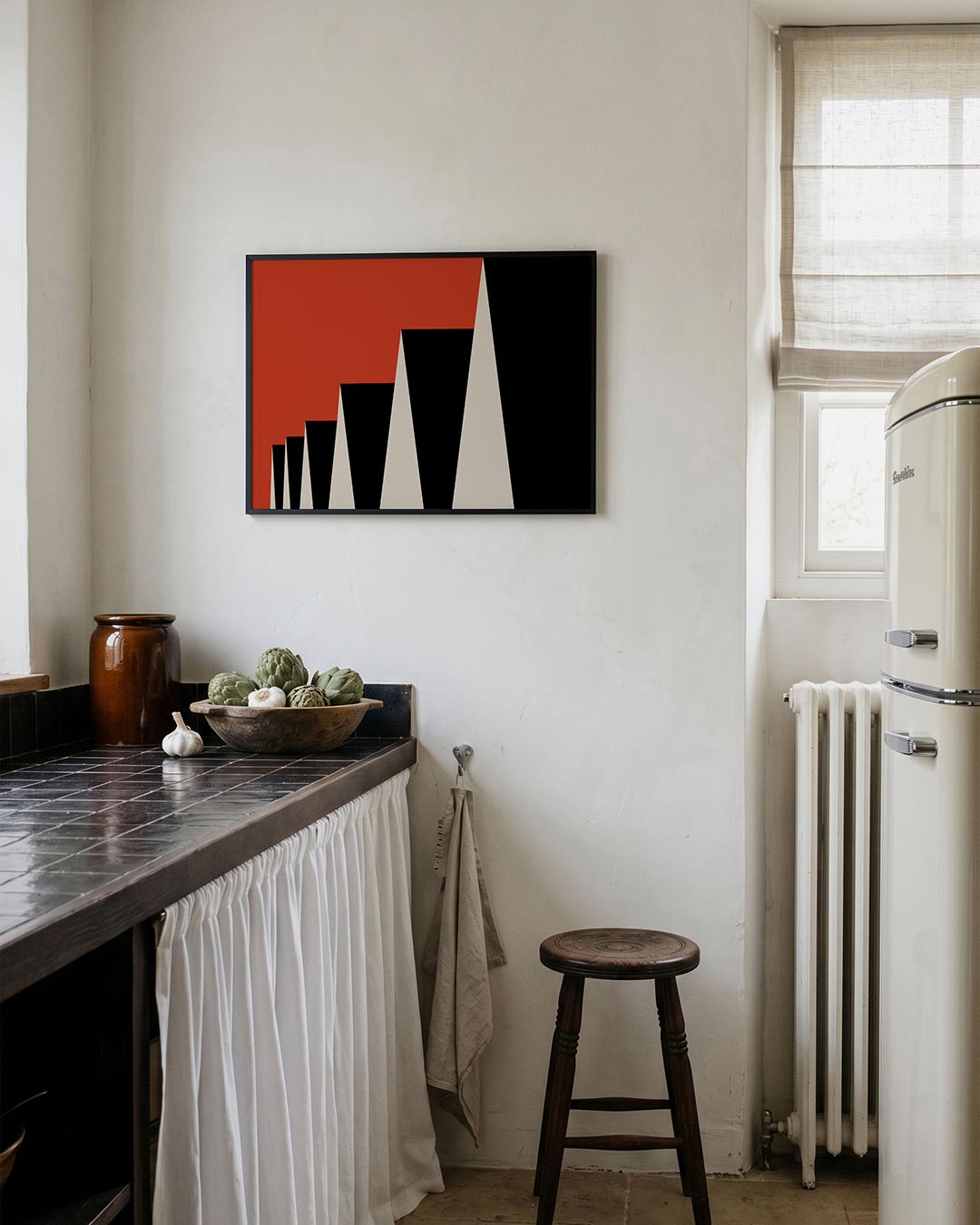 Vormritme en kleur Poster