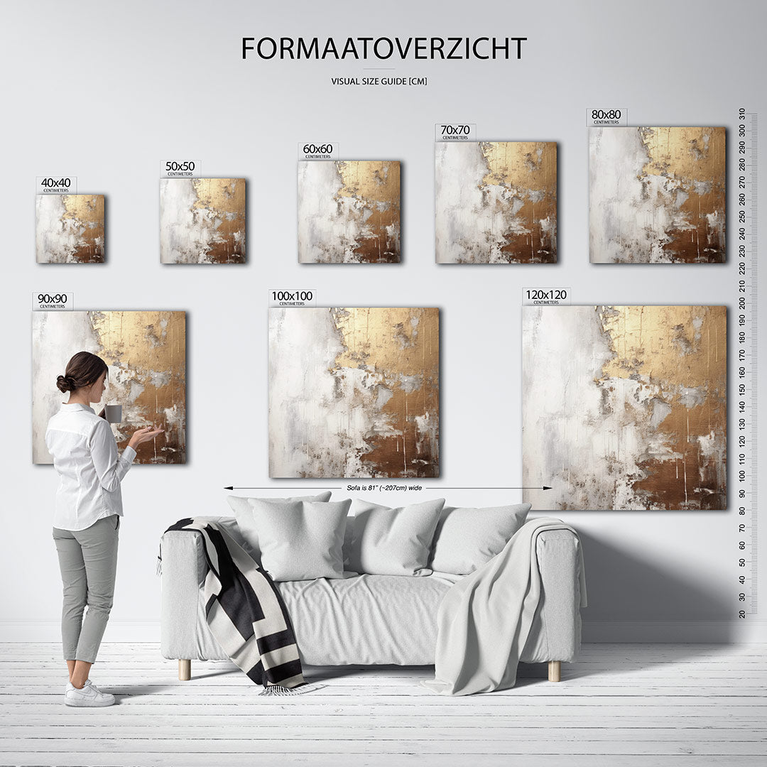 Gelaagde texturen Kunstwerk