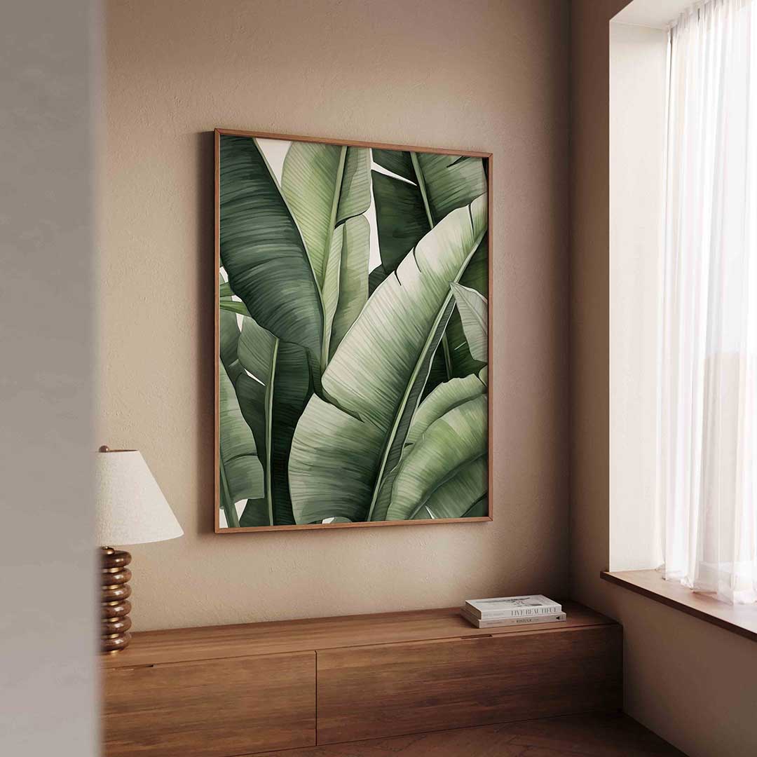Banana bladeren Poster