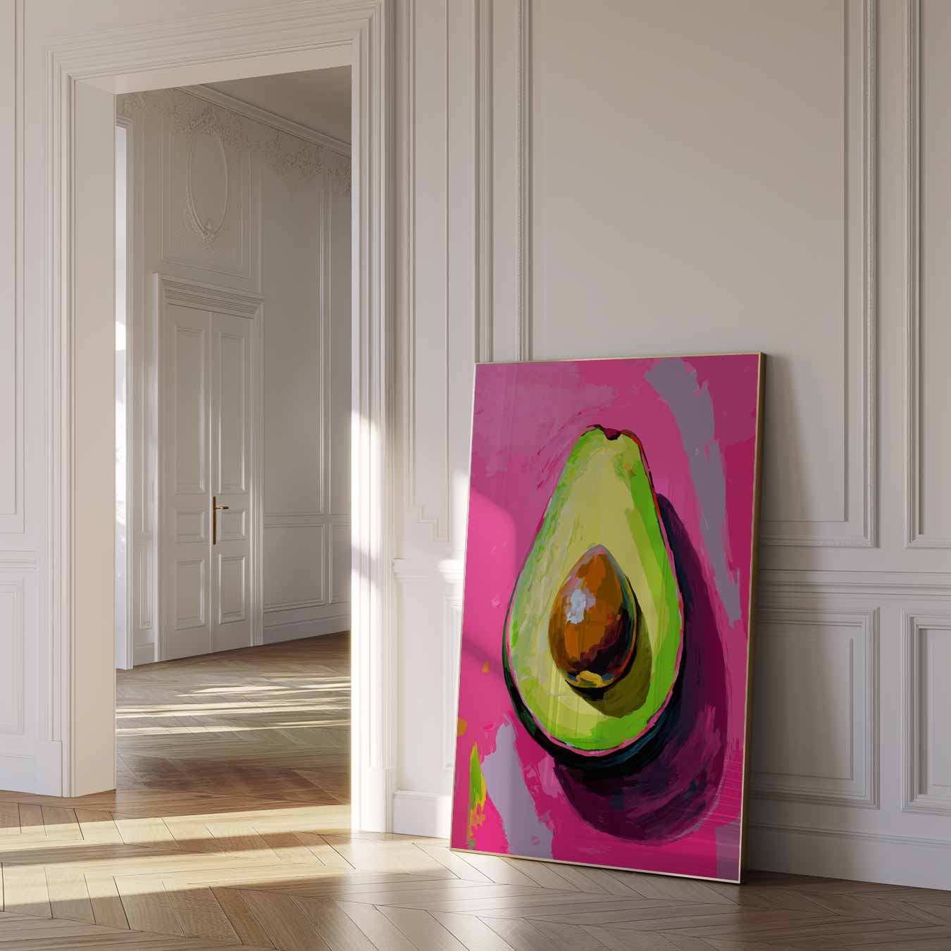 Avocado Pop Art Poster-WallArtistic
