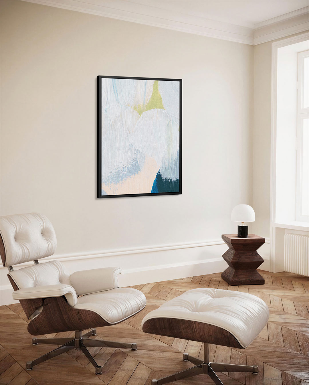 Zachte kleuren harmonie Kunstwerk