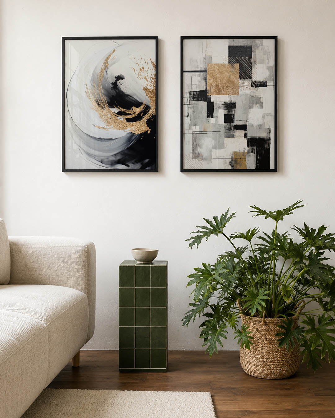 Gouden vortex Posterset