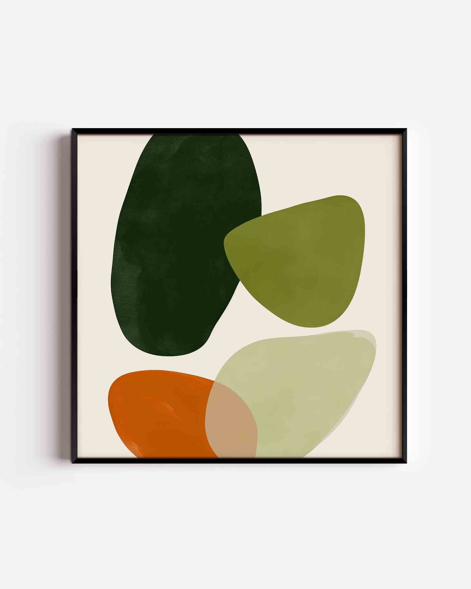 Abstracte vormen Poster