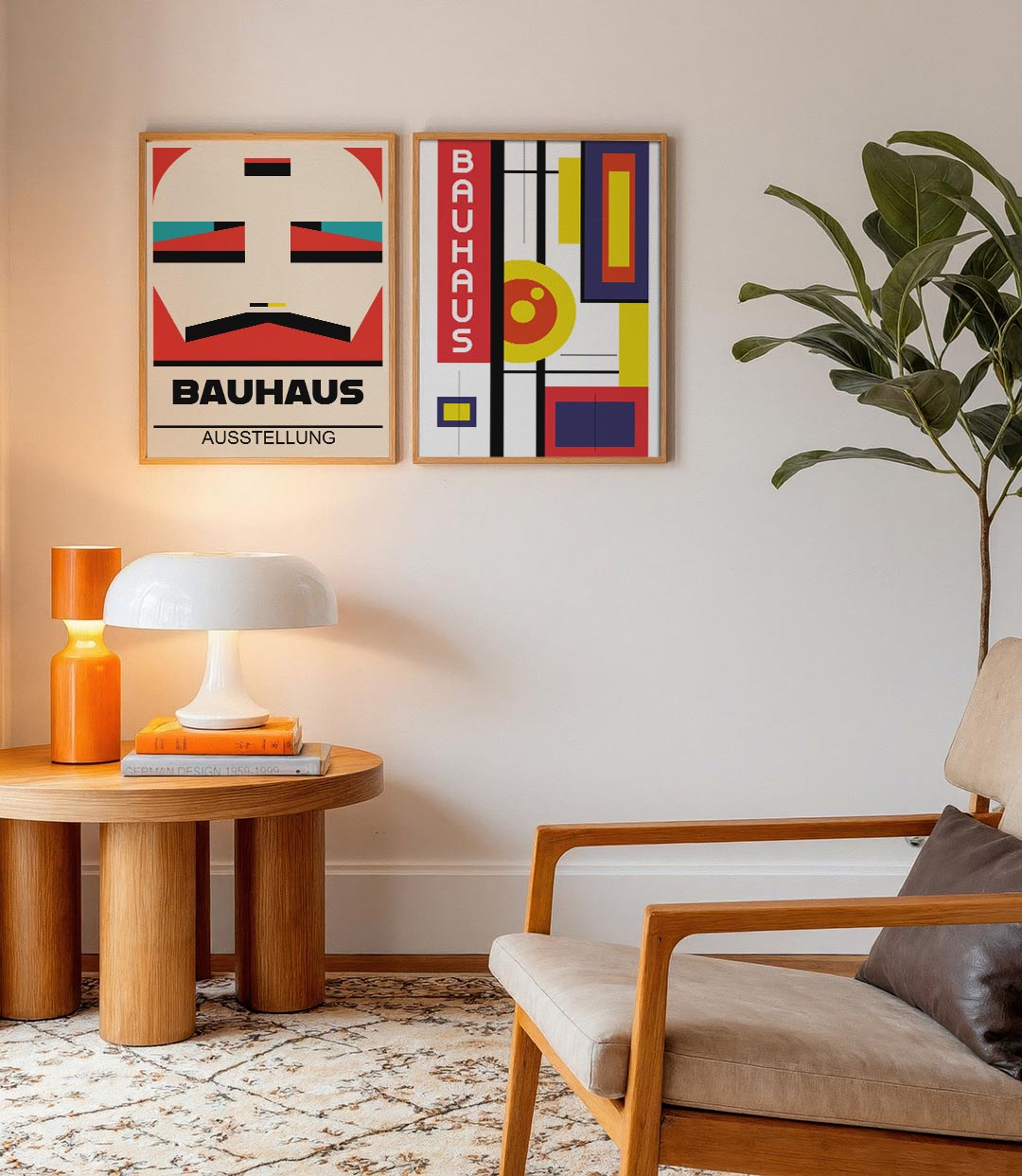 Kleurvlakken en lijnen Posterset