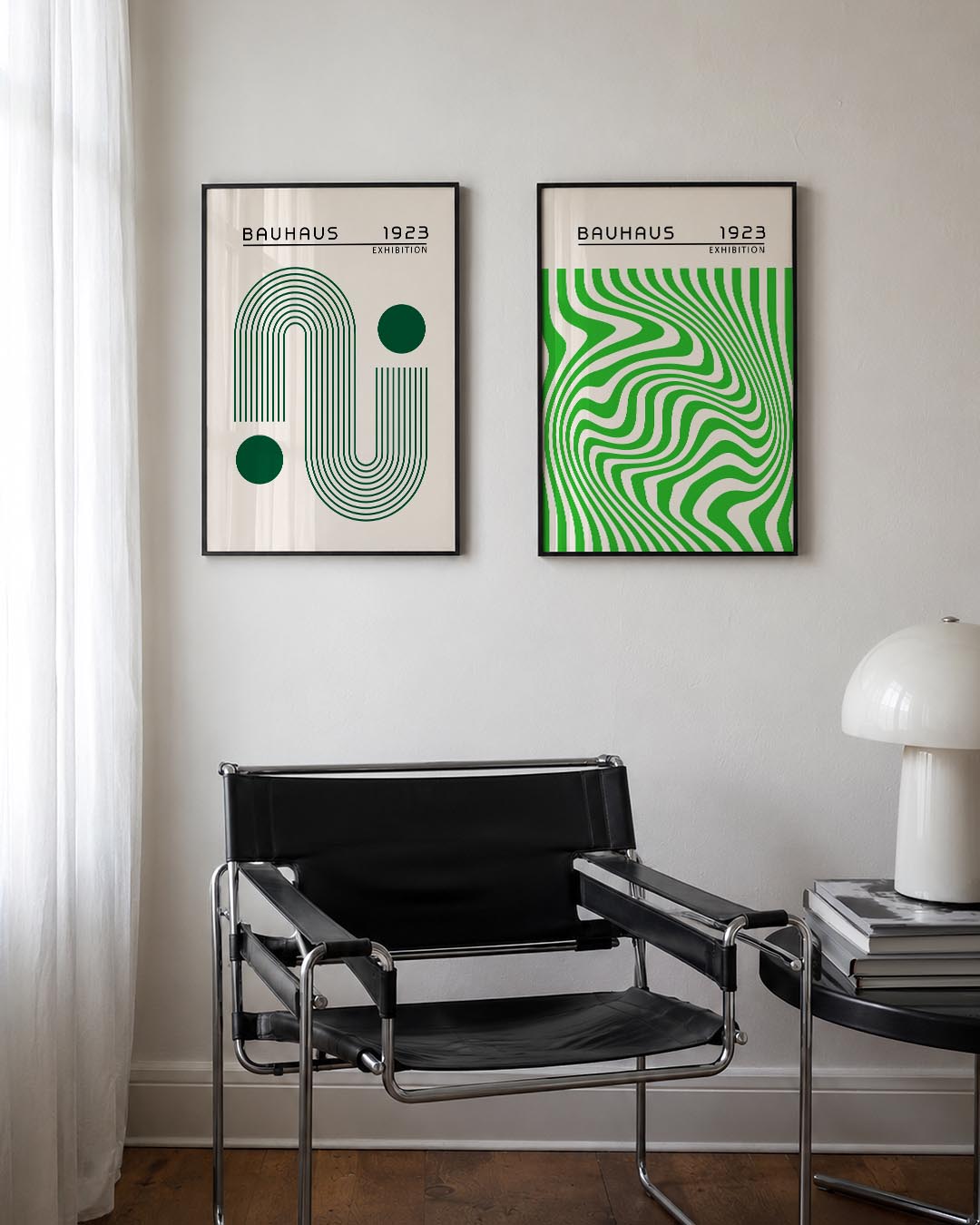 Lijnen en cirkelspel Posterset