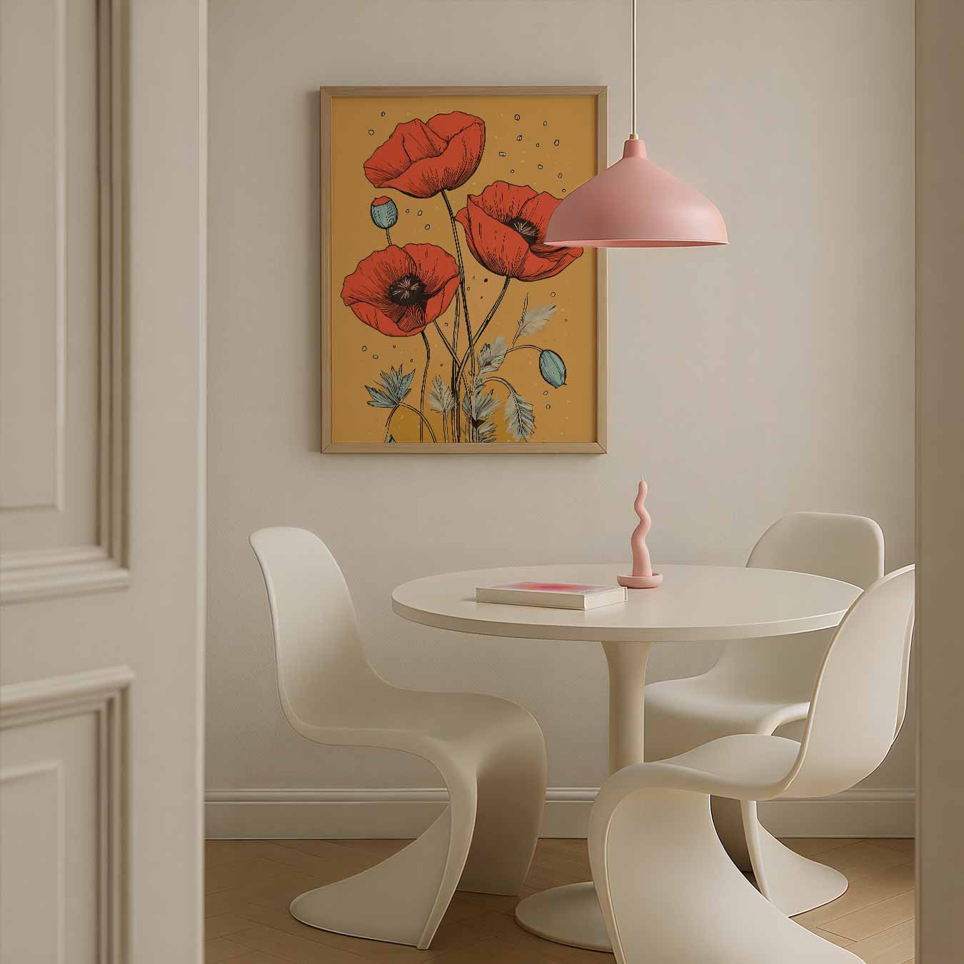 Bloeiende Klaproos Poster-WallArtistic